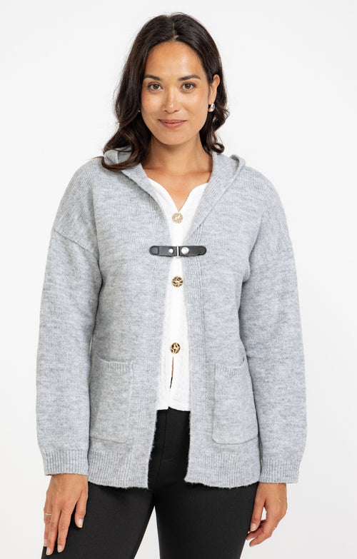 Cardigan avec capuche - 1