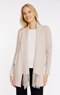 Cardigan détails franges - 1
