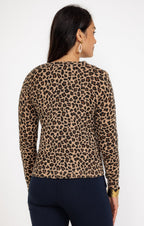 Cardigan léopard - 4