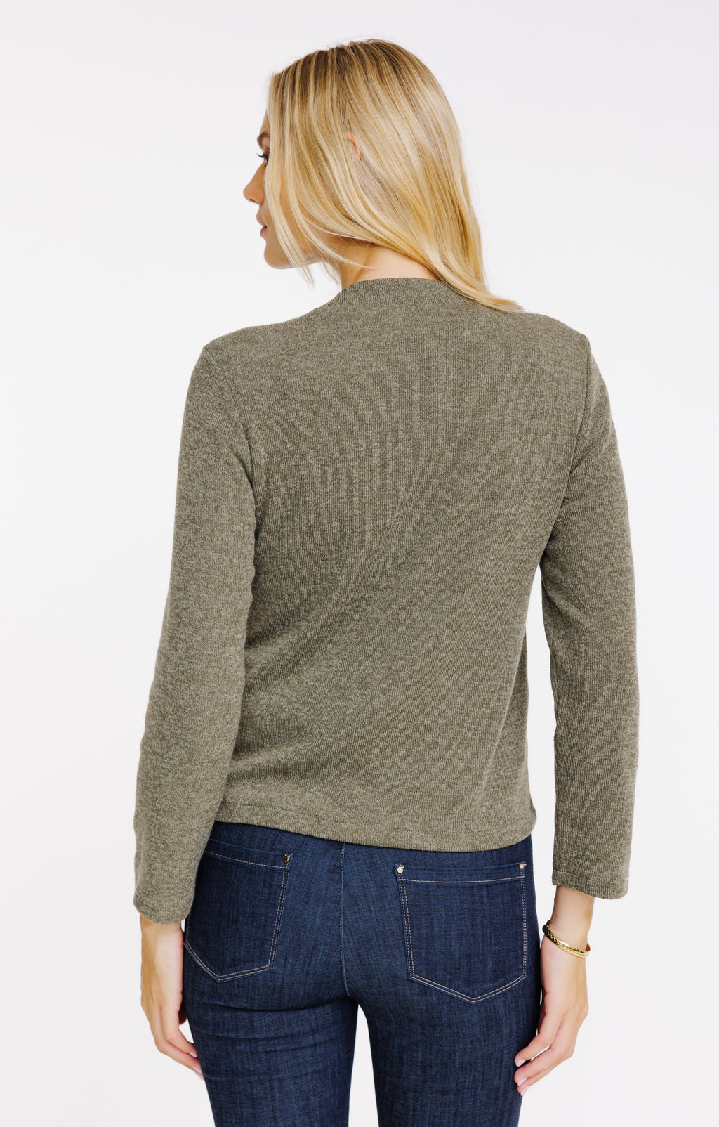 Cardigan matelassé bi-matière - 2