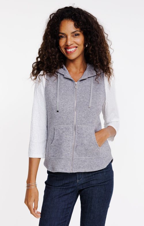 Cardigan sans manches - 1
