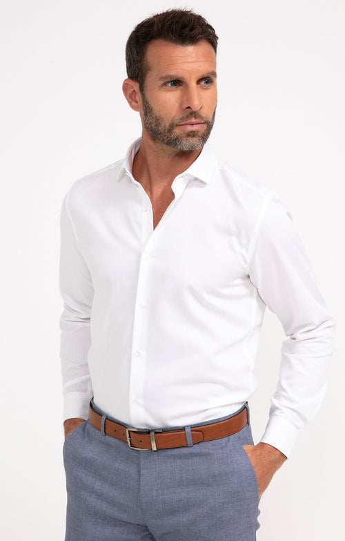 Chemise ajustée manches longues Calandre - 1