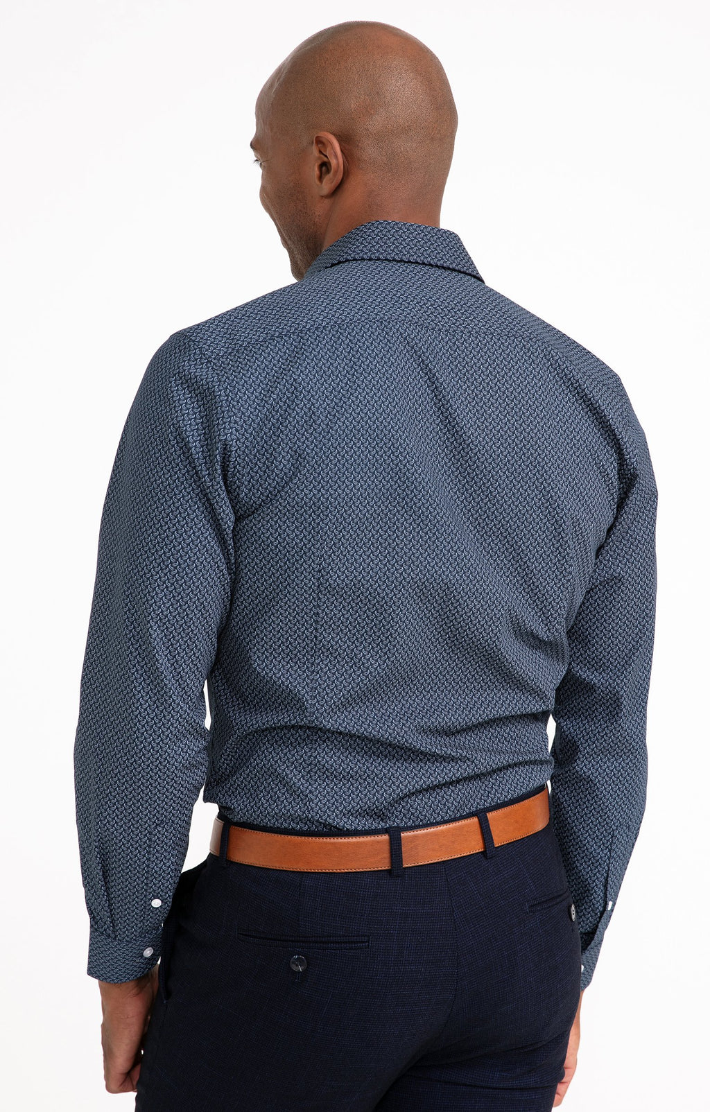 Chemise ajustée manches longues Navycash - 2