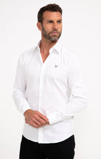 Chemise brodée manches longues Sato - 1