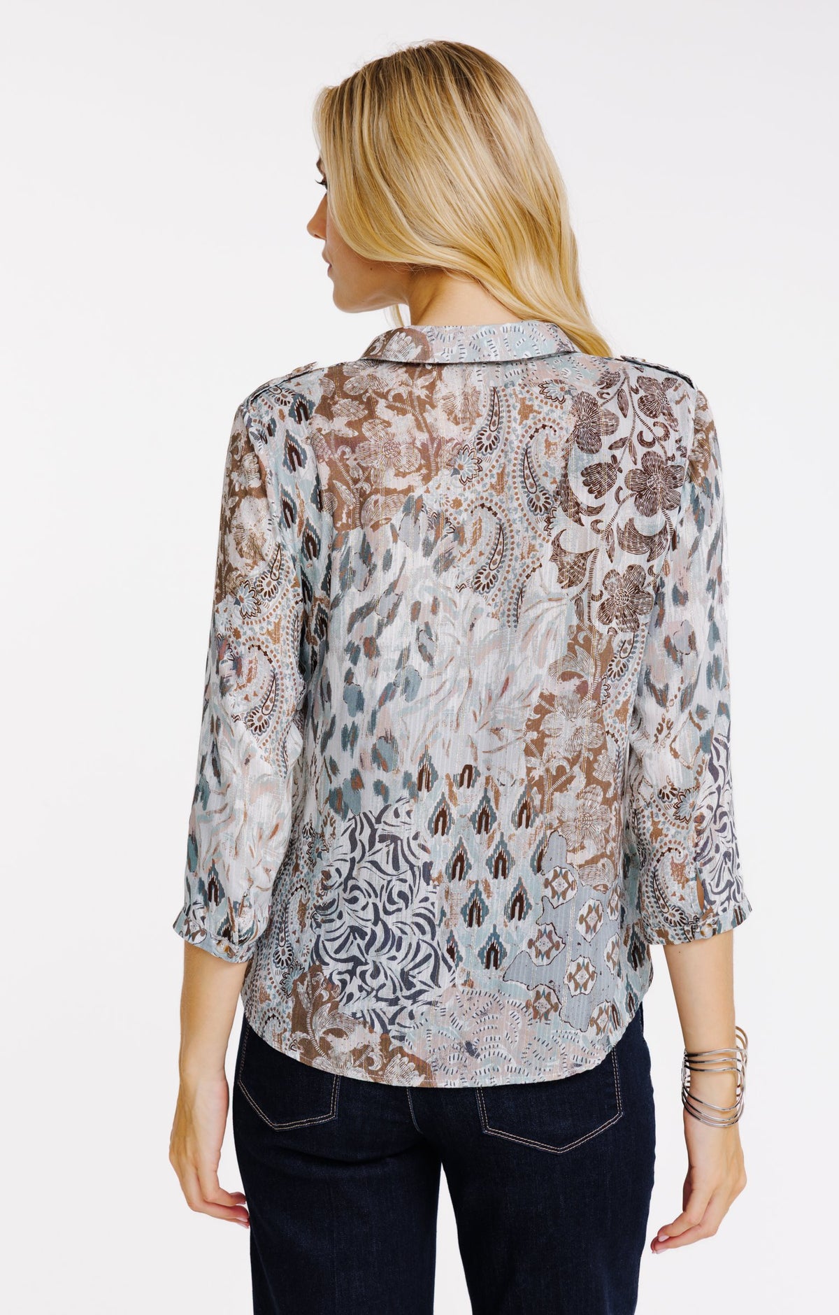 Chemise imprimé patch - 2