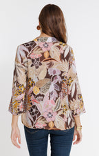 Chemise imprimée feuillage - 2