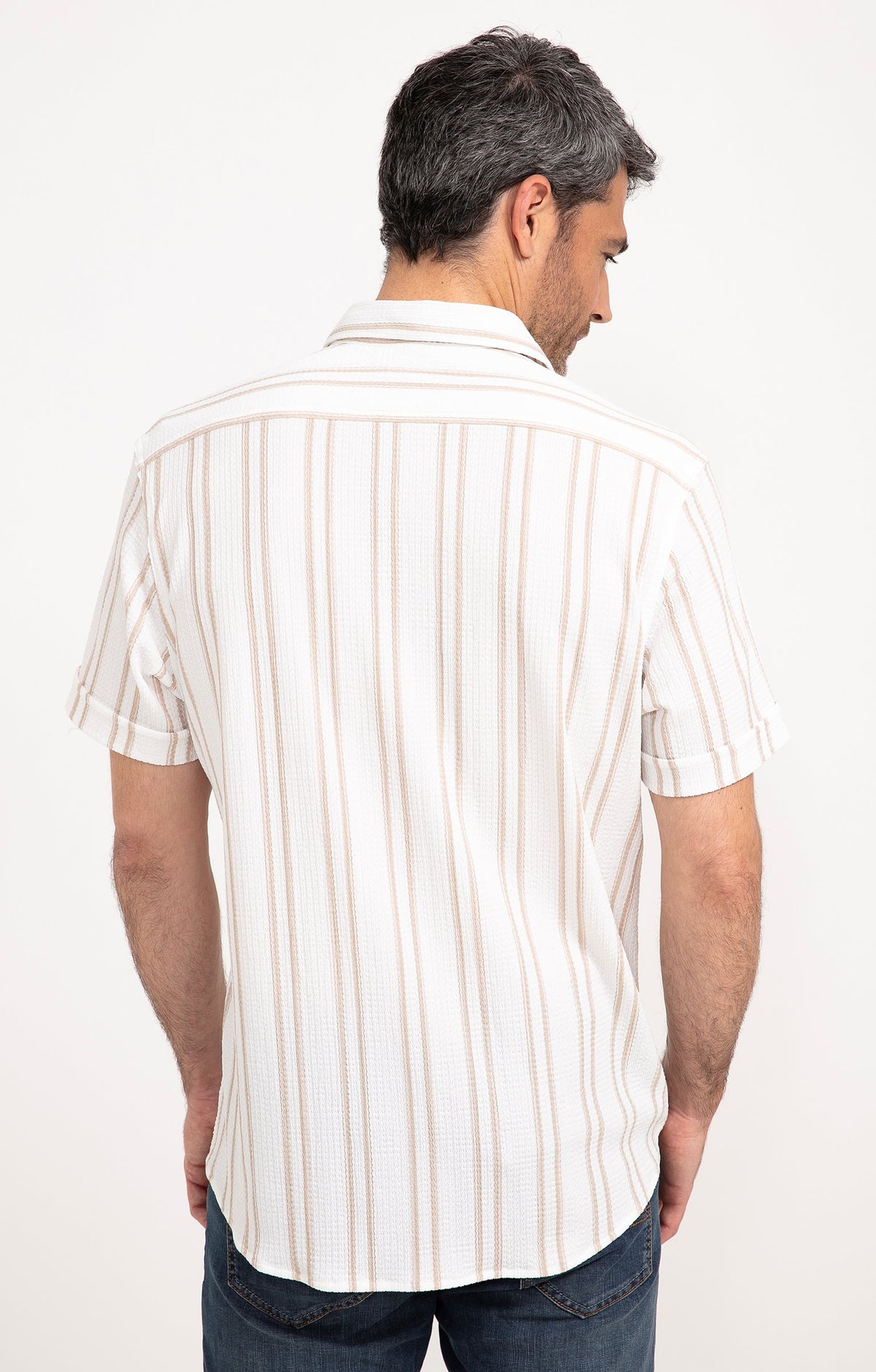 Chemise manches courtes Crepstripes - 2