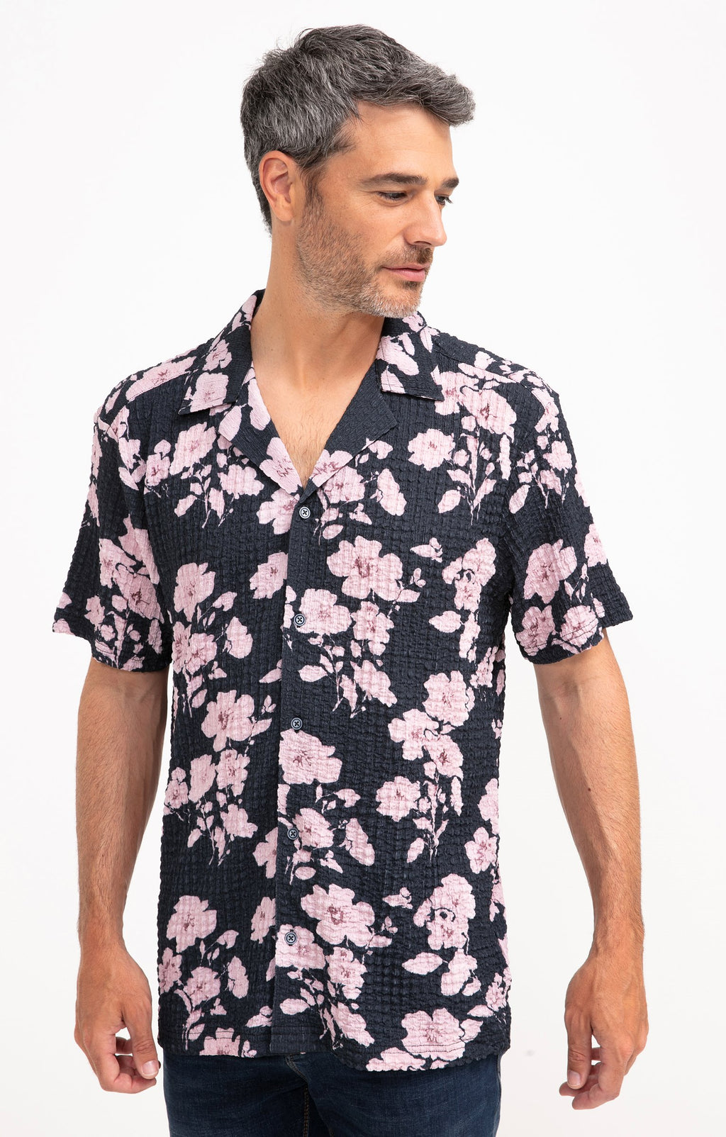 Chemise manches courtes Flo Pink - 1