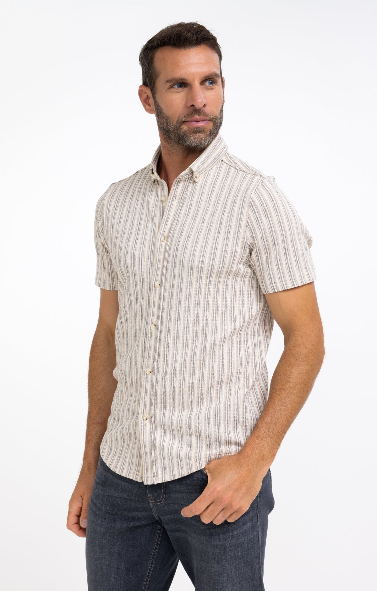 Chemise manches courtes Ray Kamo - 1