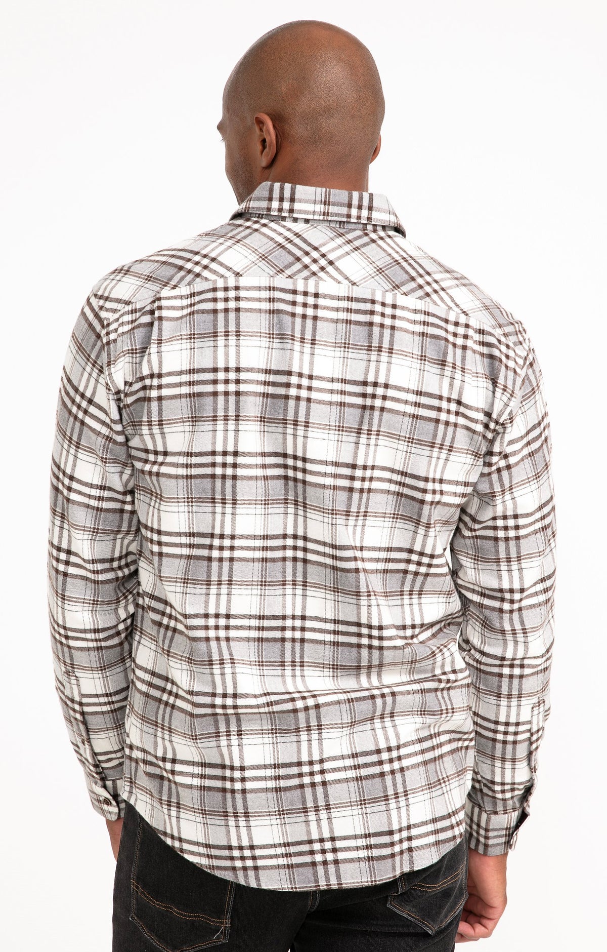 Chemise manches longues à carreaux - 2