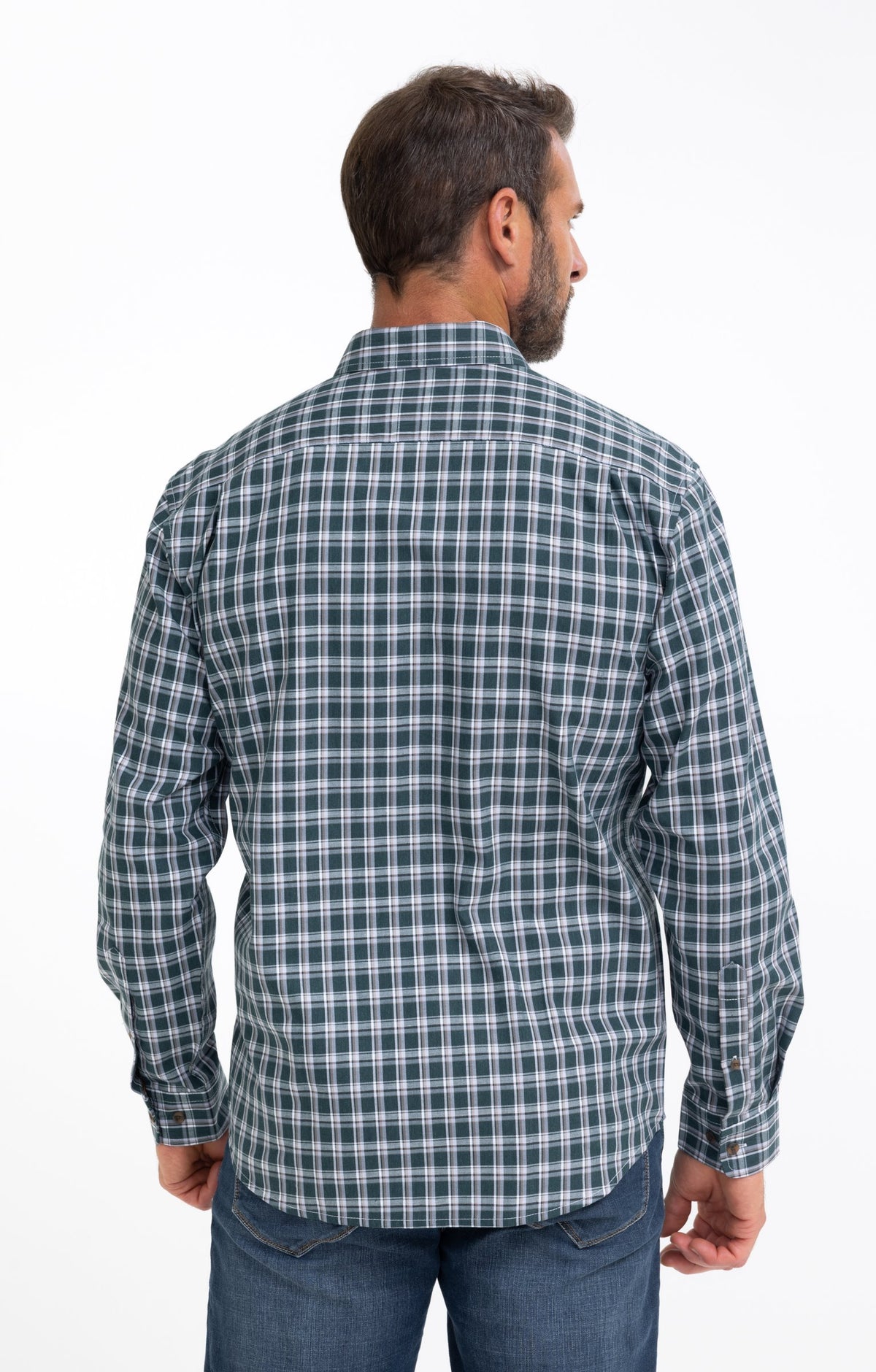 Chemise manches longues à carreaux - 2