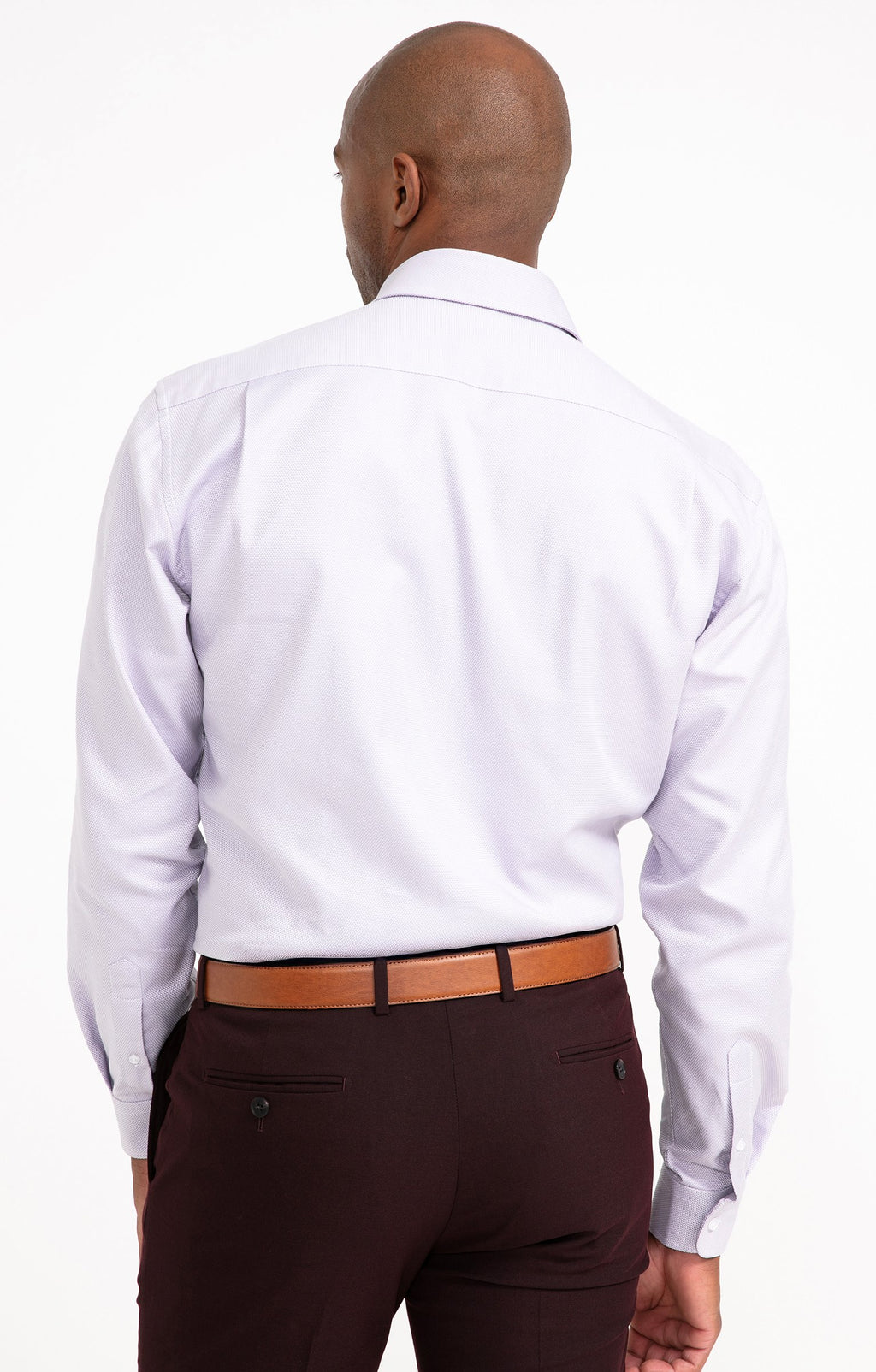 Chemise manches longues Gris Parme - 2