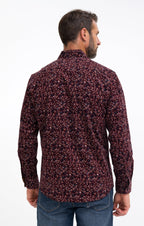 Chemise manches longues Robino Bordeaux - 2