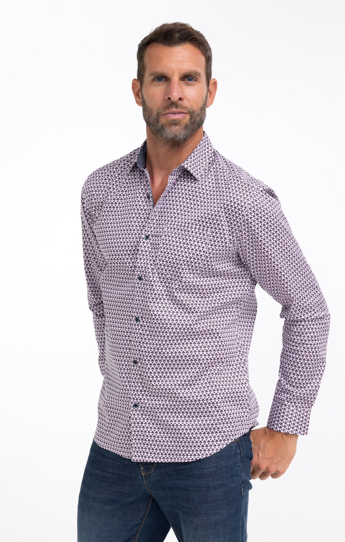 Chemise manches longues Rosaso - 1