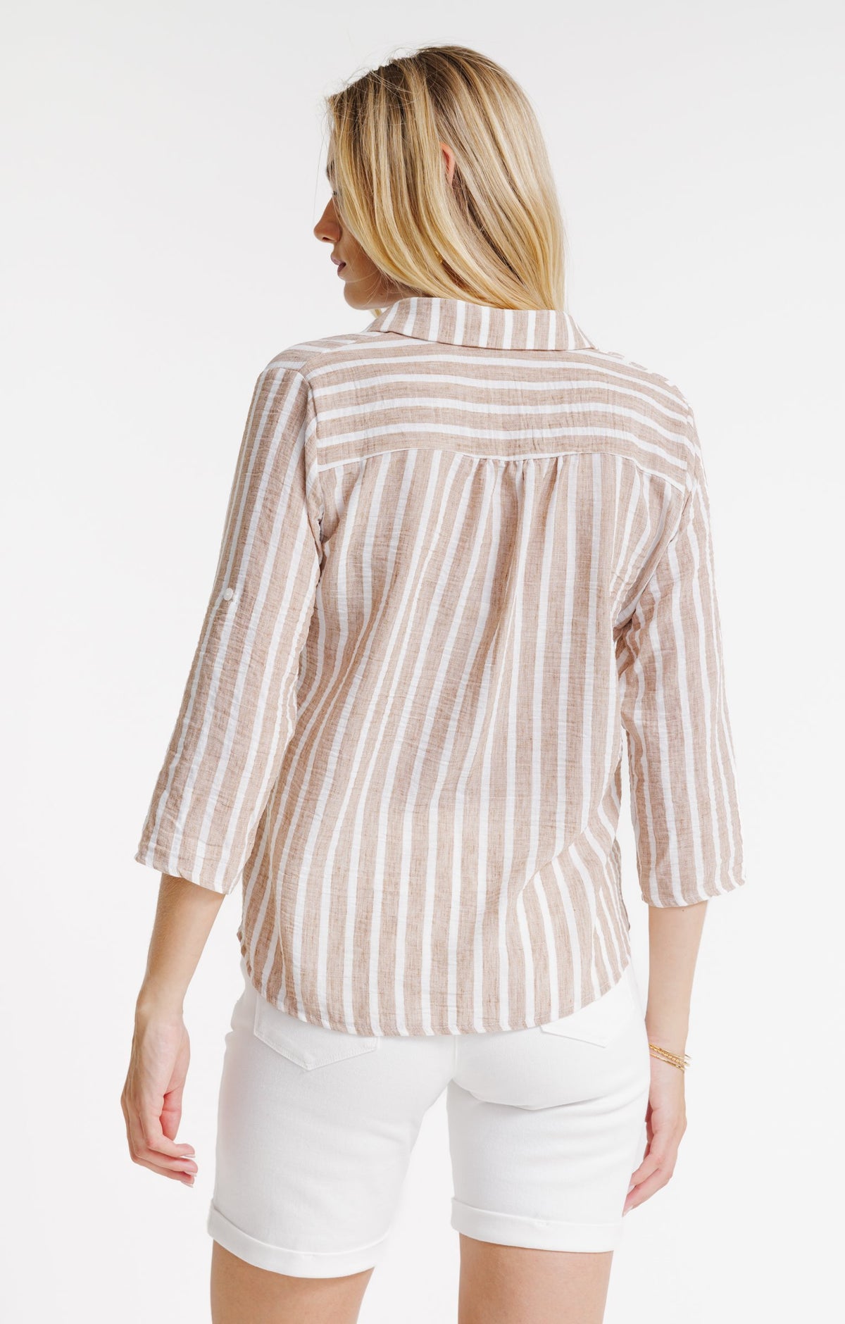 Chemise rayée imprimée - 2
