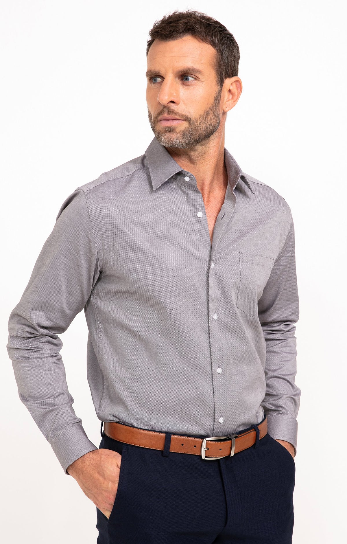 Chemise regular manches longues Diambic - 1
