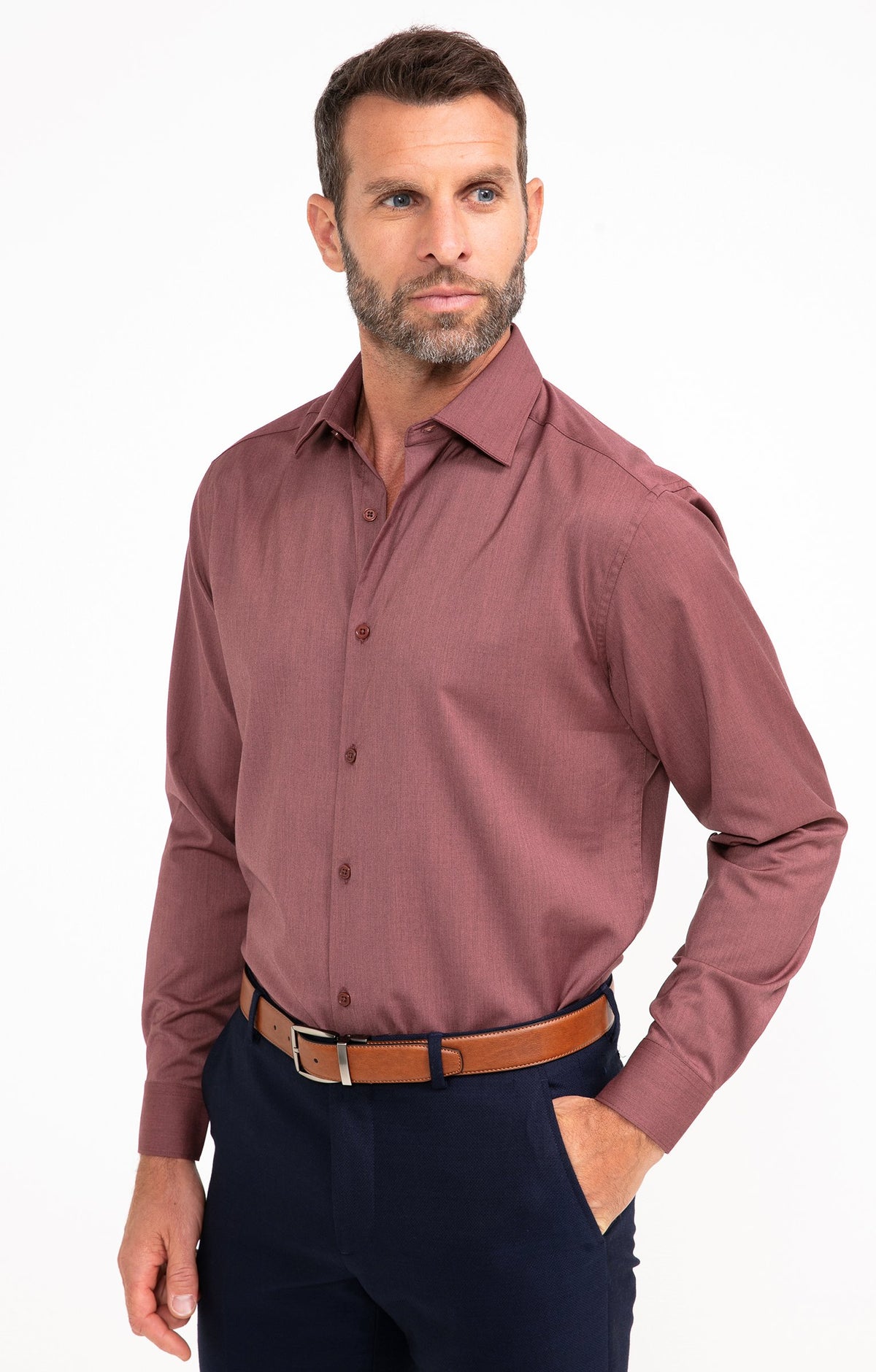 Chemise regular manches longues Fluide - 5