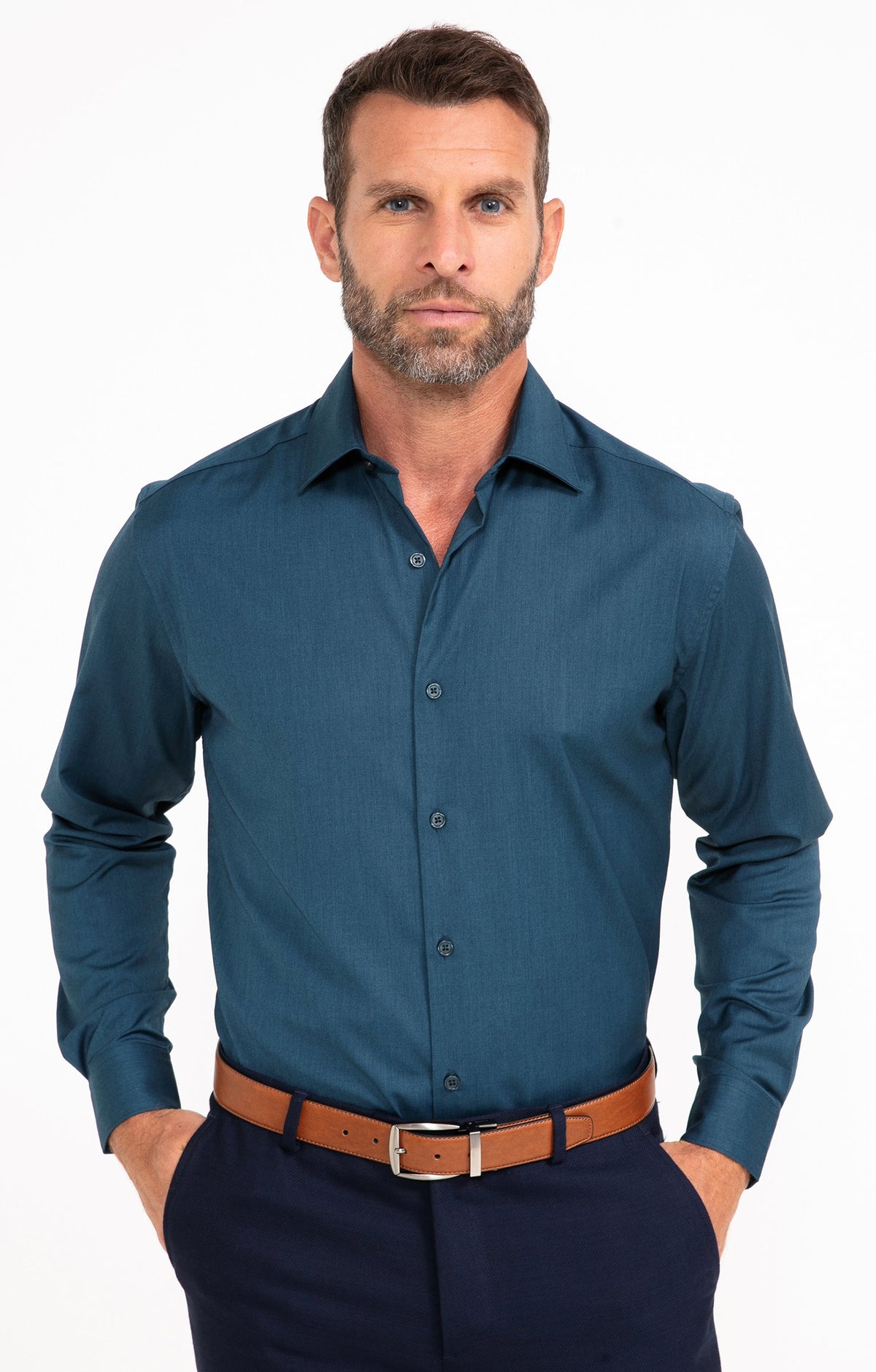 Chemise regular manches longues Fluide - 3
