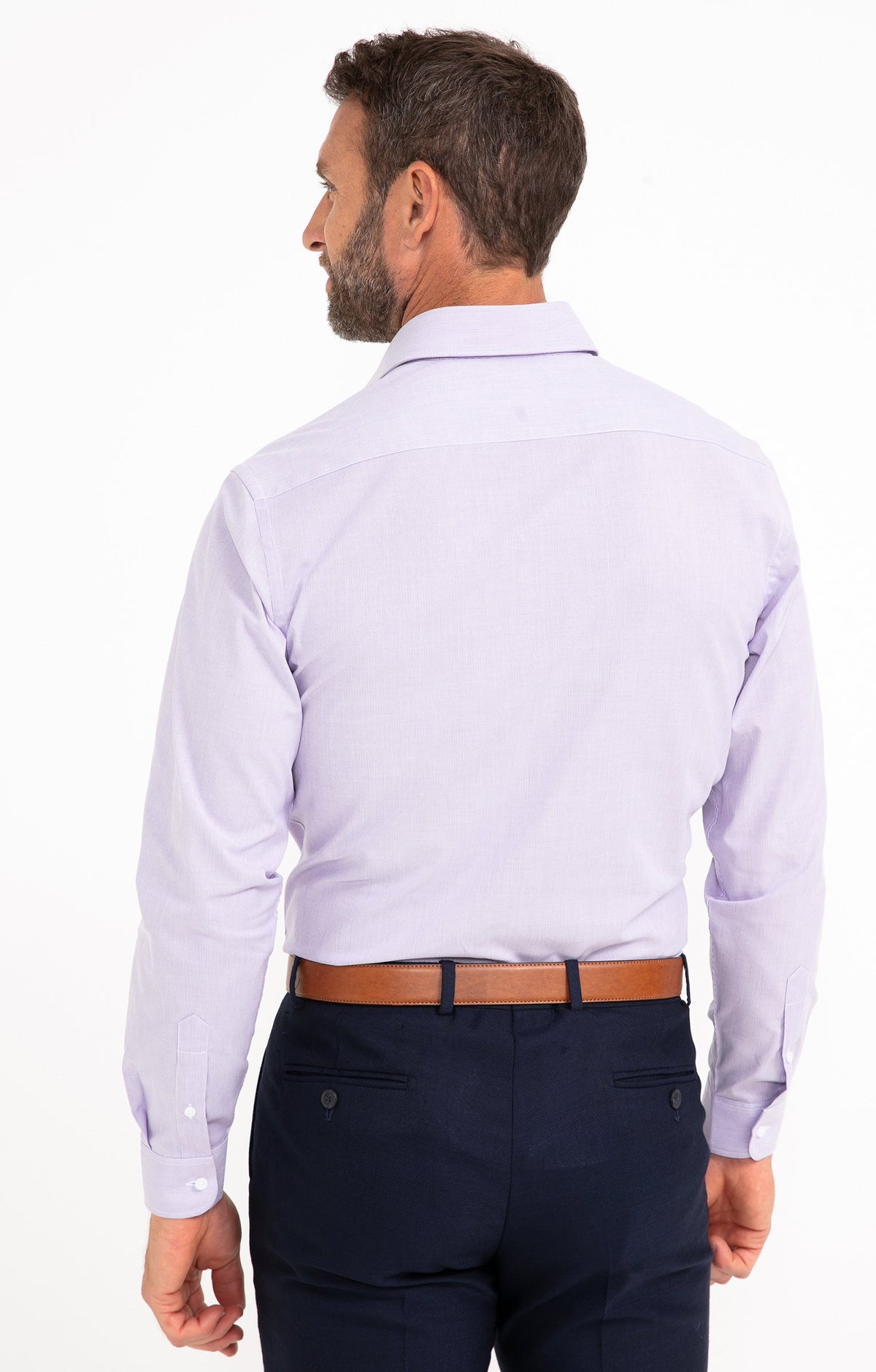 Chemise regular manches longues Microray - 2