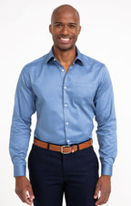 Chemise regular manches longues Ondes - 1