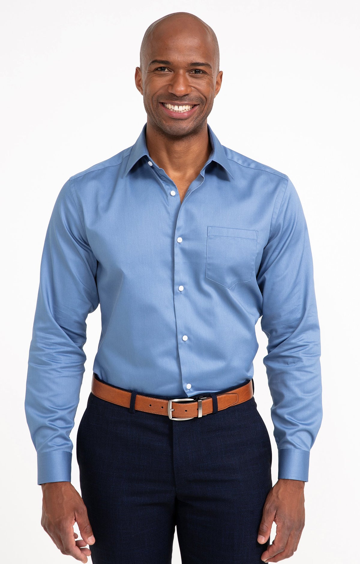 Chemise regular manches longues Ondes - 1