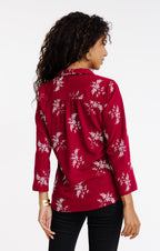 Chemise unie brodée - 2