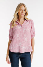 Chemise unie brodée - 1