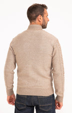 Gilet uni torsadé - 2