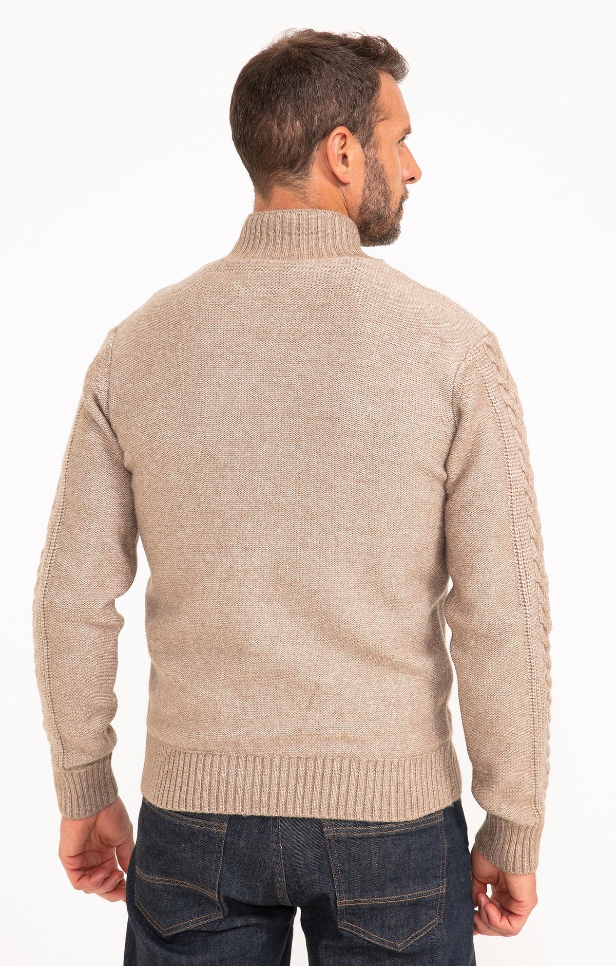 Gilet uni torsadé - 2