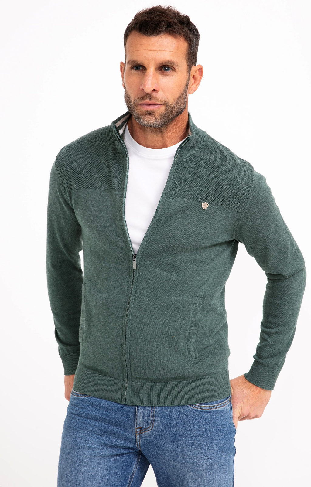 Gilet col montont zippé Basil - 1