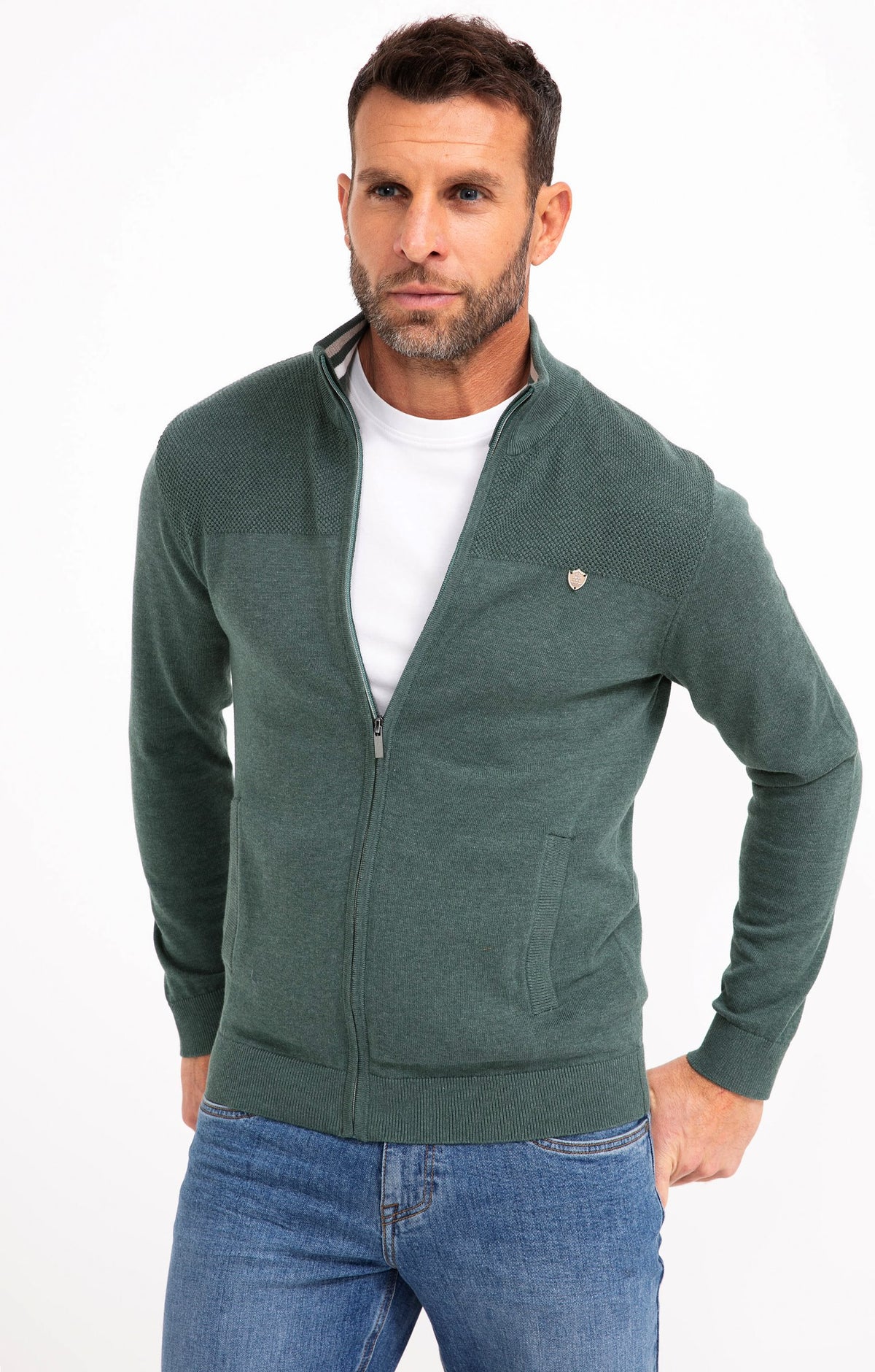 Gilet col montont zippé Basil - 1
