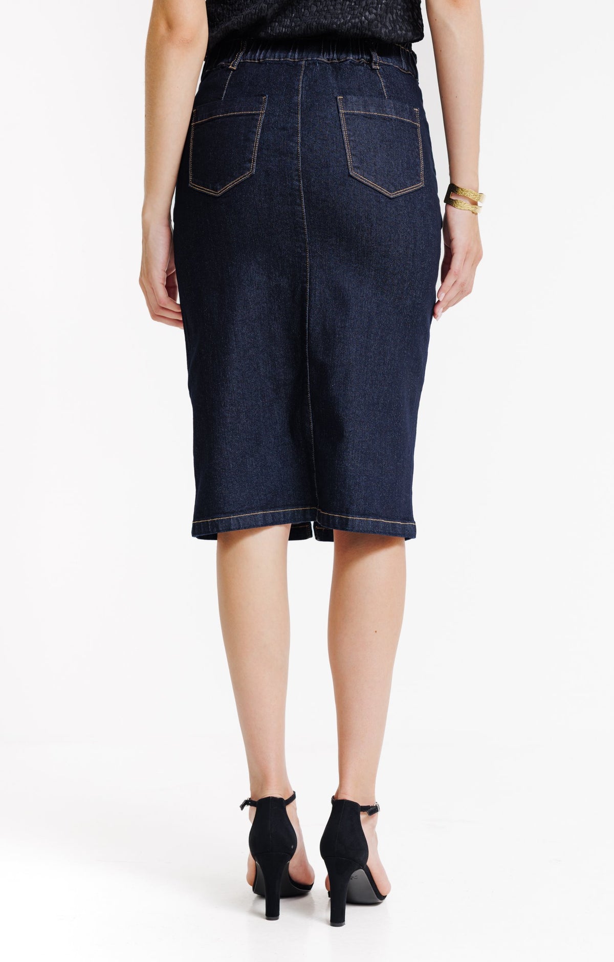 Jupe midi en denim - 2