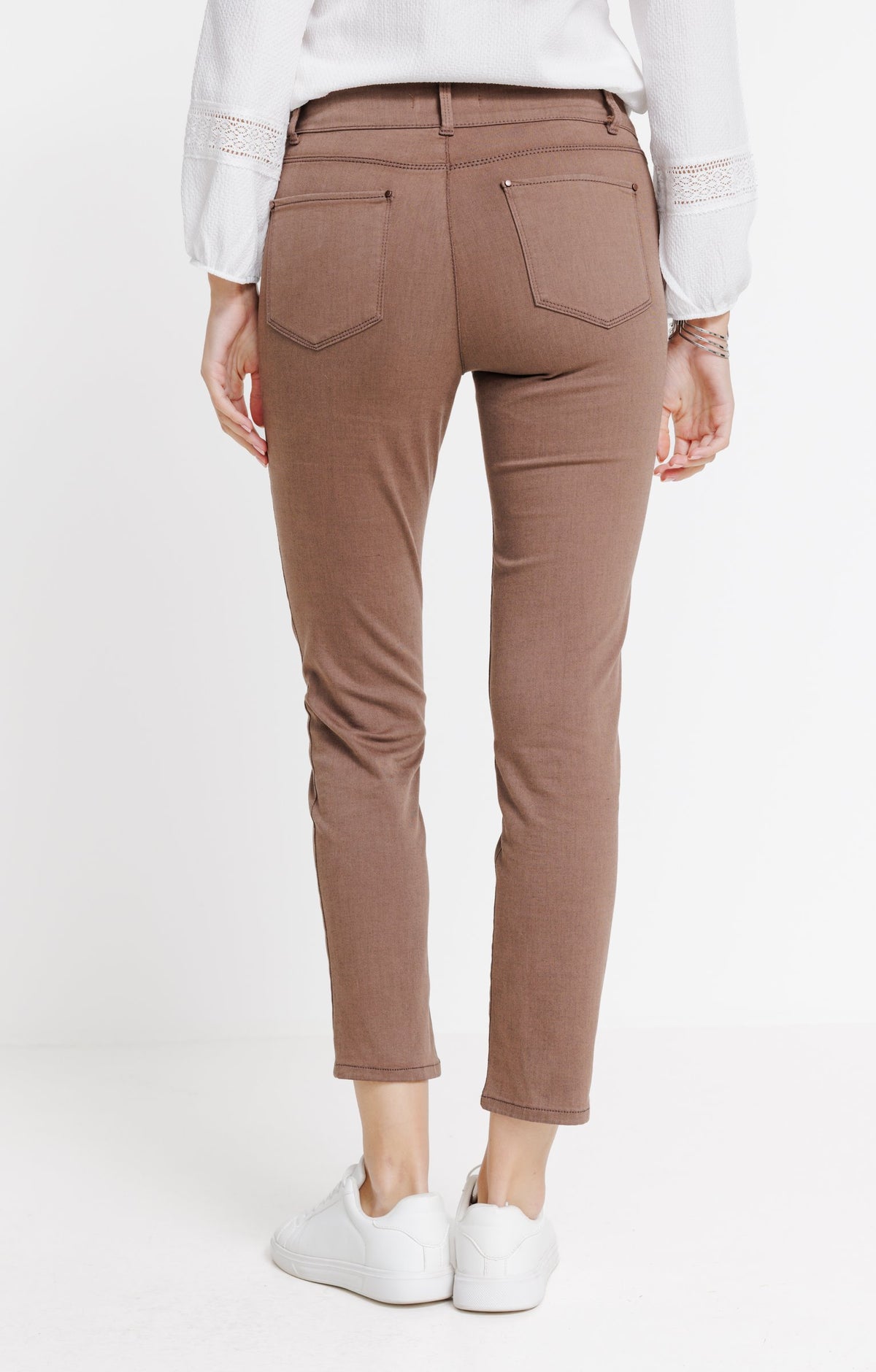 Pantacourt stretch double boutonnage - 2