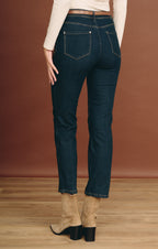 Pantalon 7/8 jean coupe droite - 2