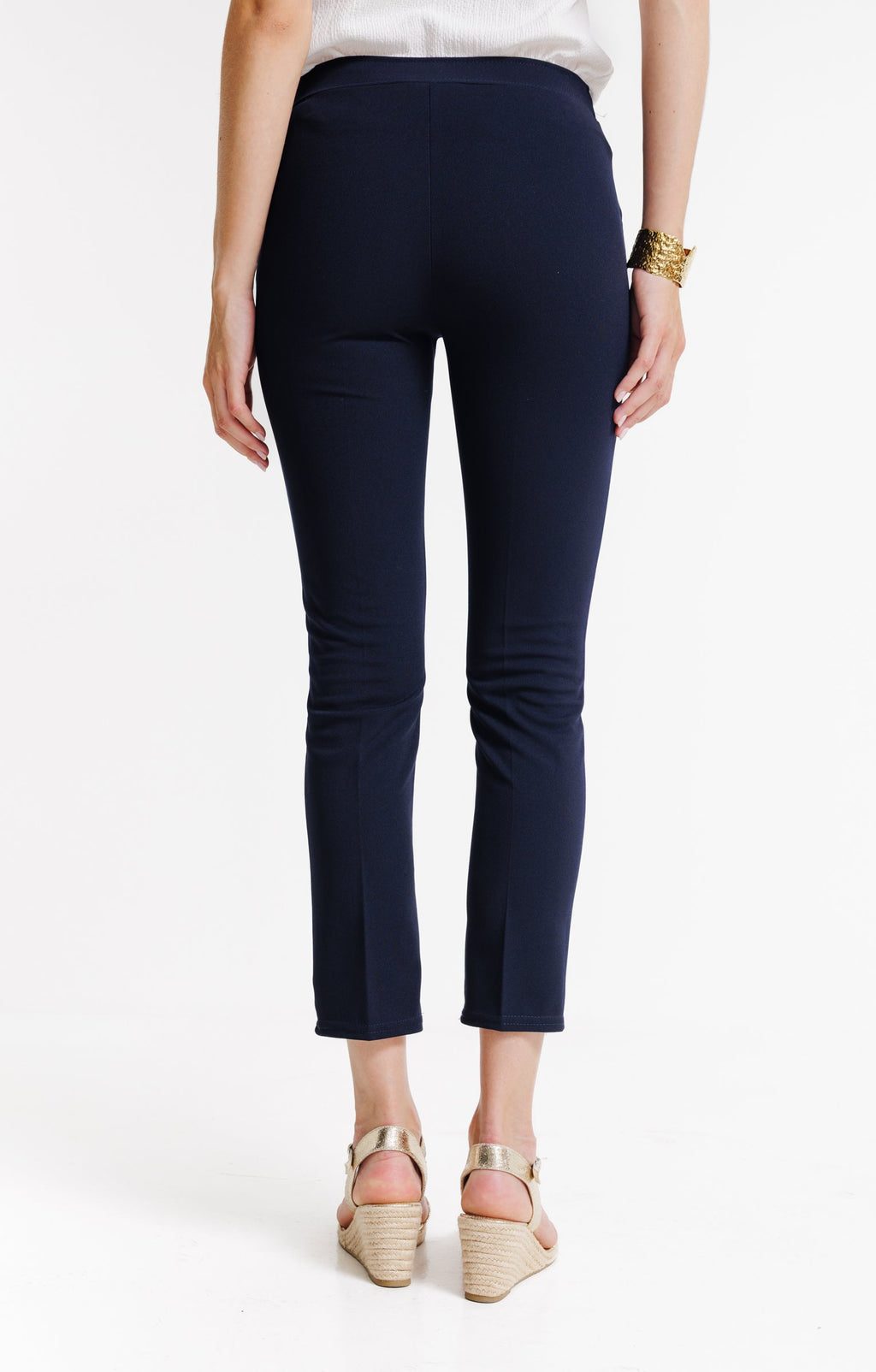 Pantalon 7/8 maille coupe droite - 2