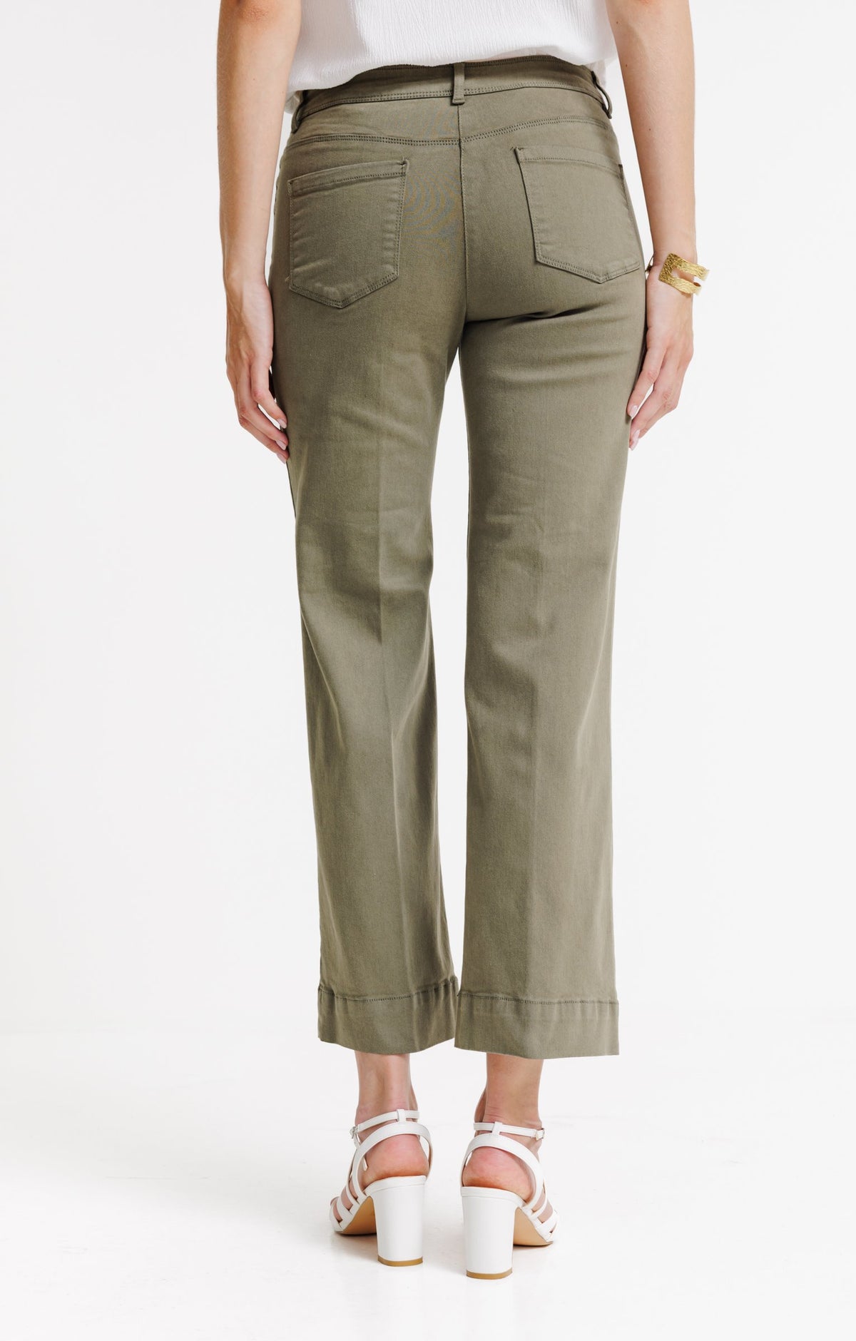 Pantalon à pont coupe large - 2