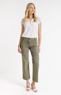 Pantalon à pont coupe large - 1
