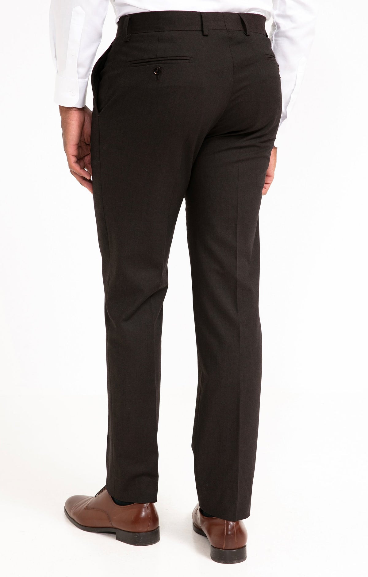 Pantalon de costume ajusté Brown - 2