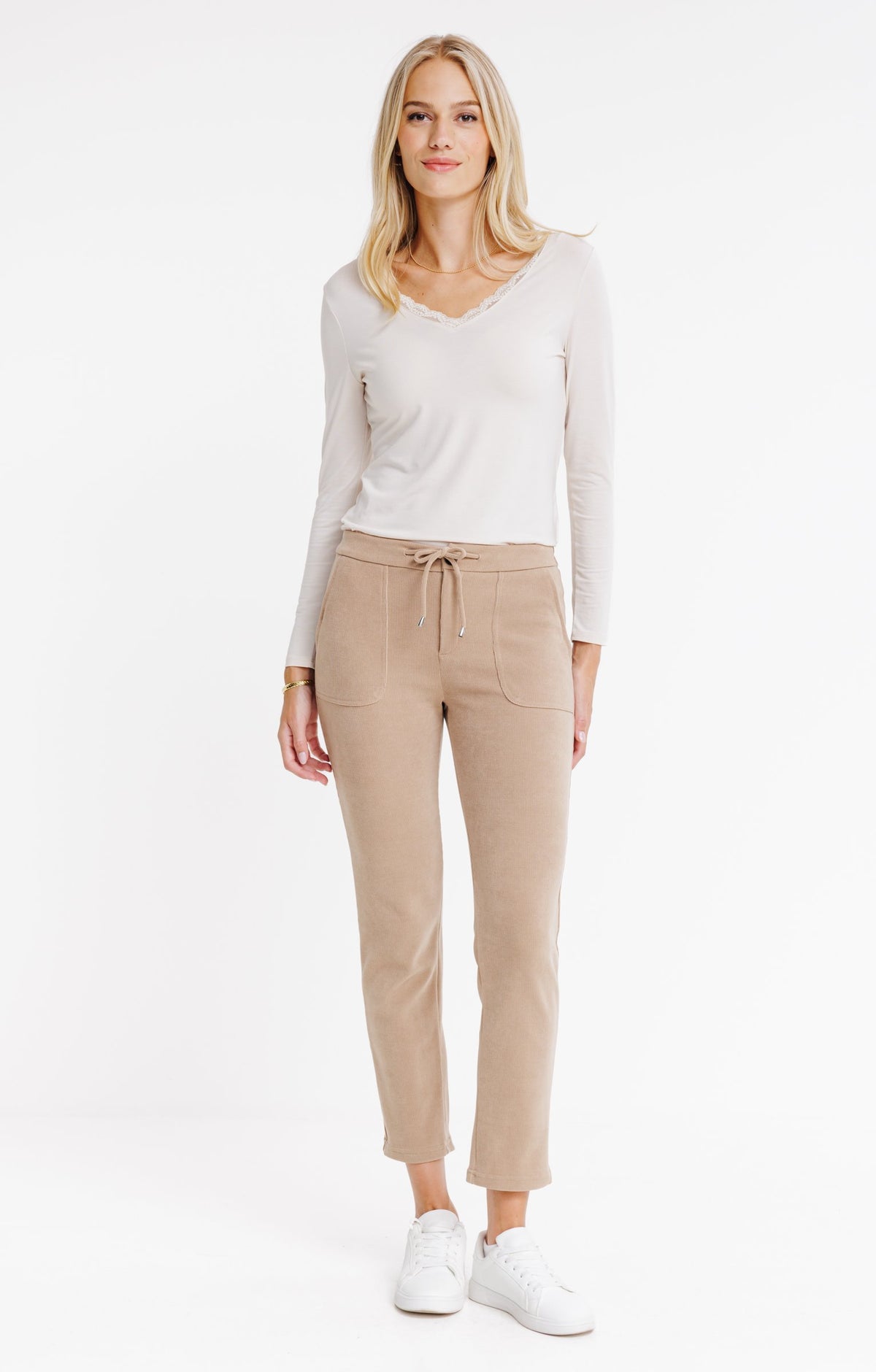 Pantalon jogging en maille velours - 3