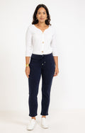Pantalon jogging en maille velours - 1