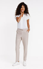 Pantalon maille faux uni coupe jogging - 1