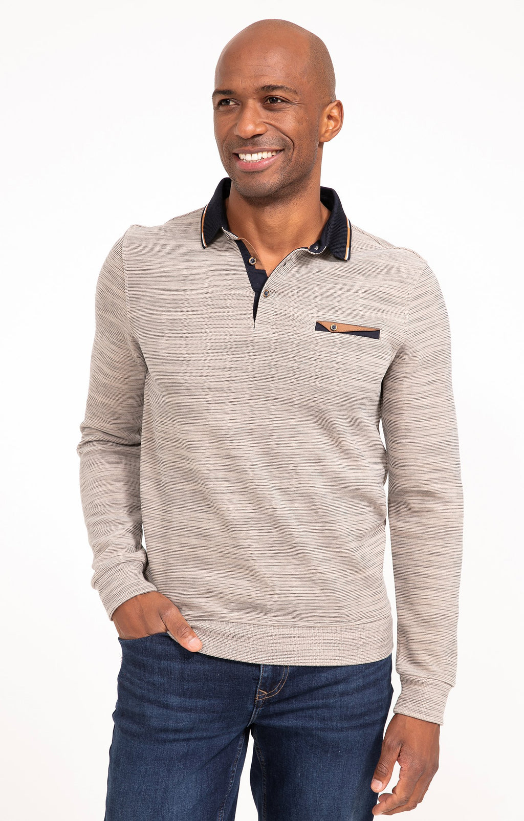 Polo manches longues Print - 1