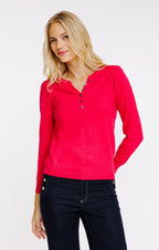 Pull avec boutons au col - 1