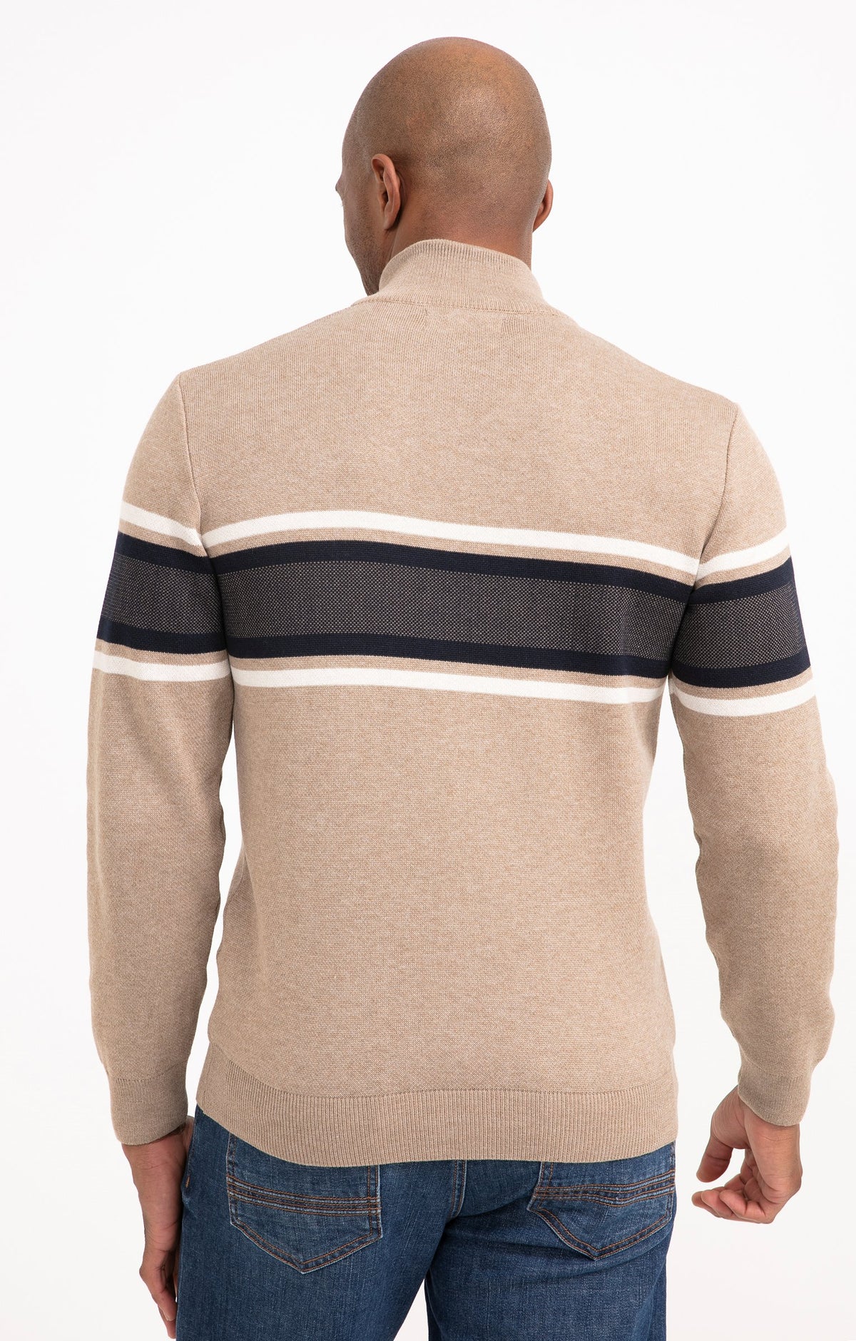 Pull col montant rayé Bico - 2