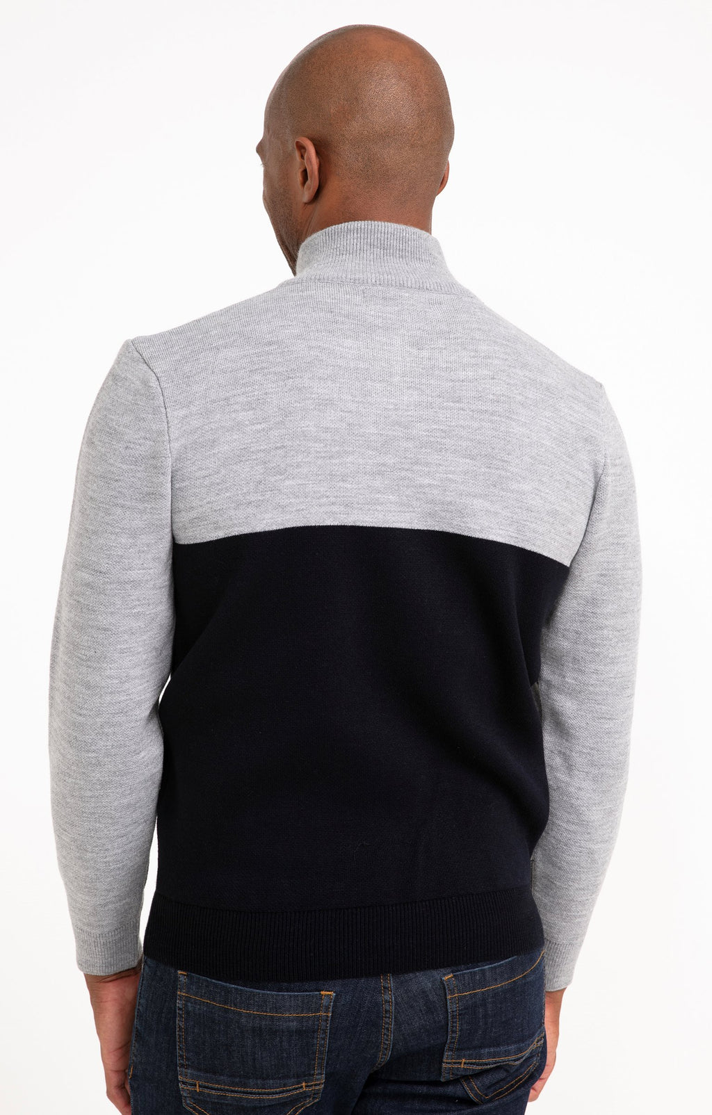 Pull col montant rayé Lazy - 2