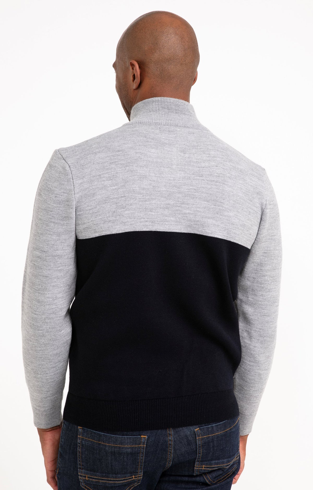 Pull col montant rayé Lazy - 2
