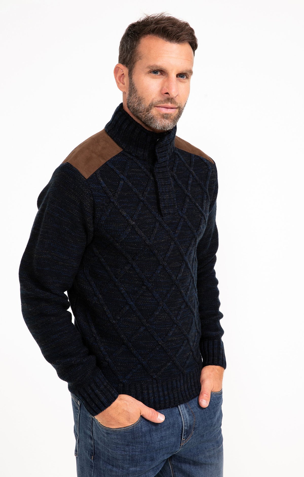Pull col montant torsade Didou - 1