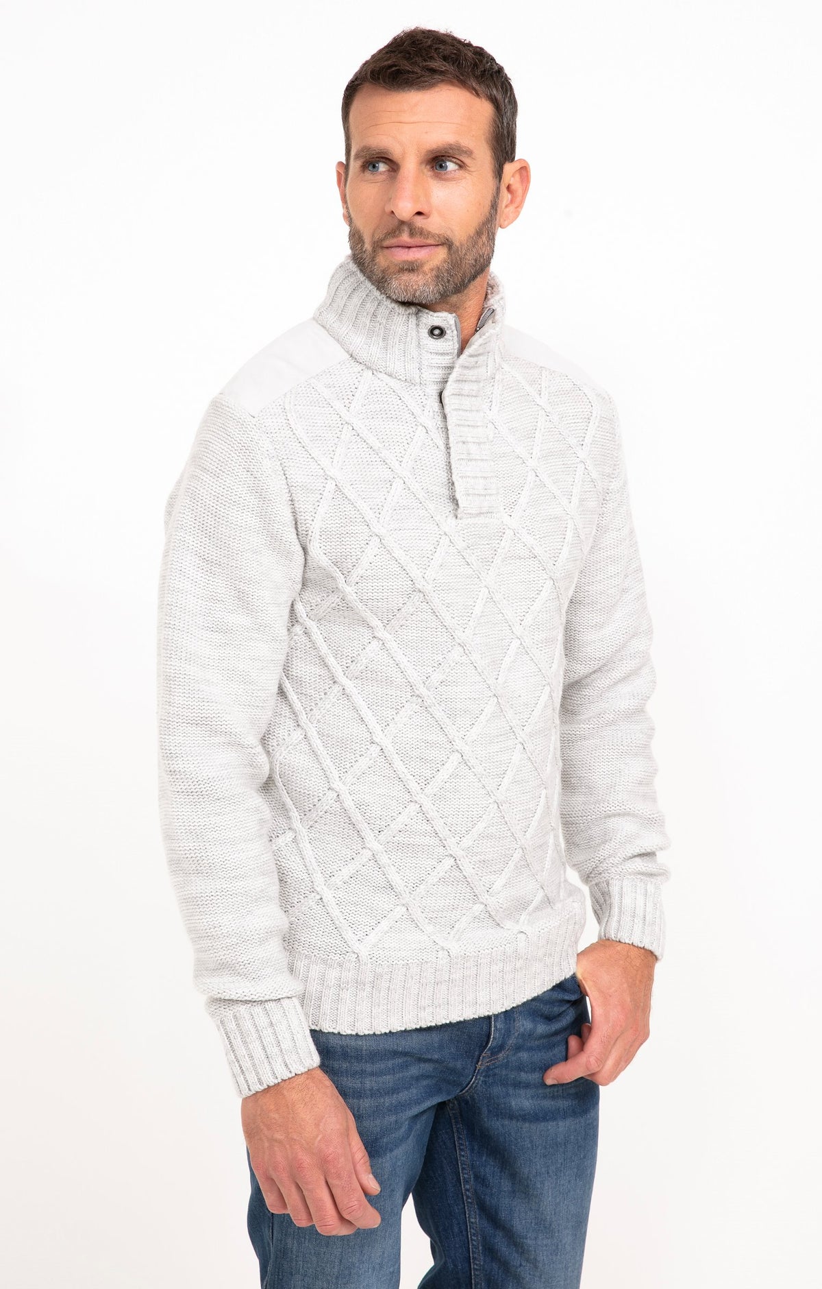 Pull col montant torsade Didou - 3