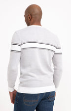 Pull col rond rayé Ben - 2