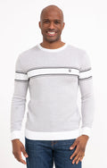 Pull col rond rayé Ben - 1